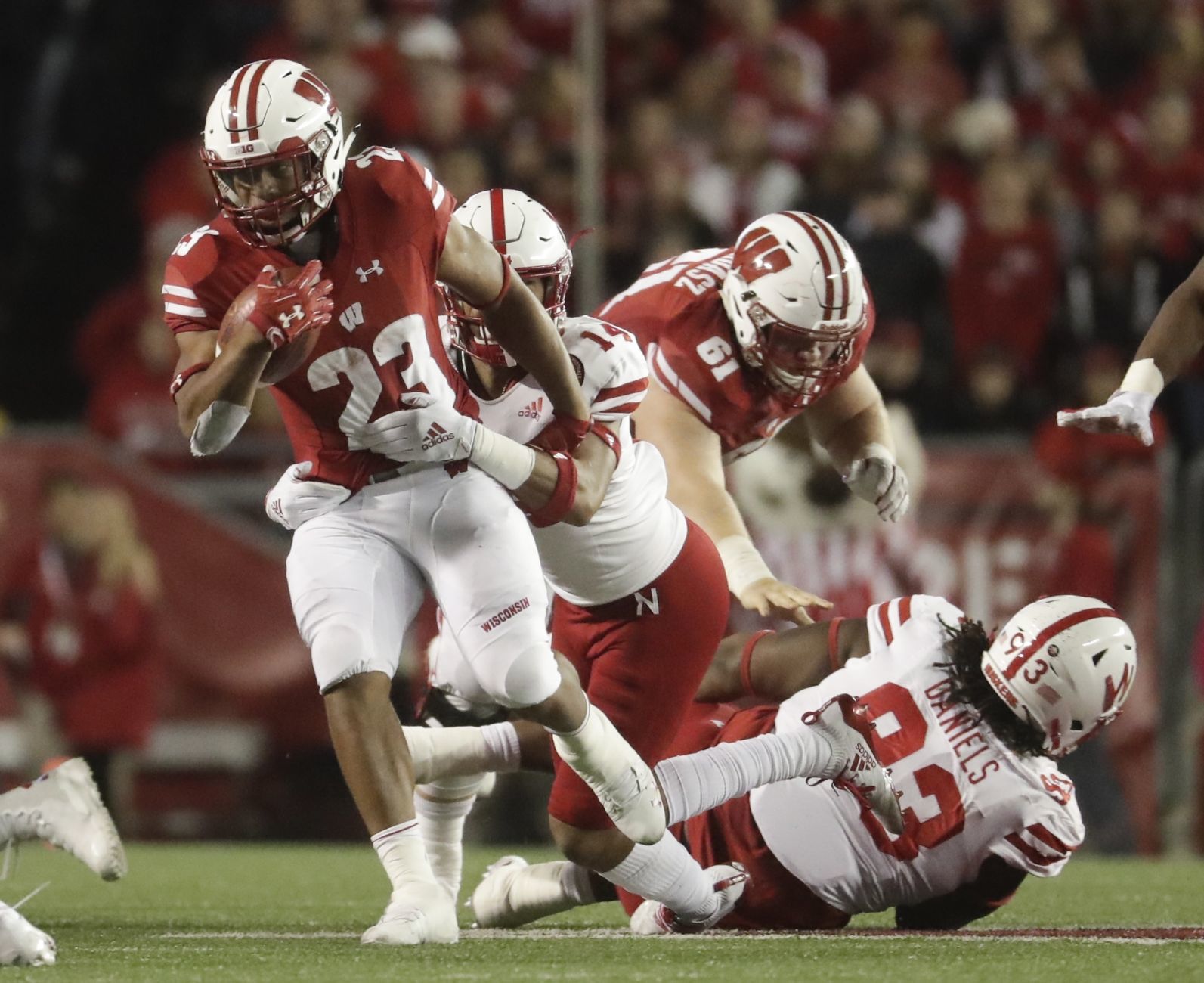 AP Nebraska Wisconsin Football